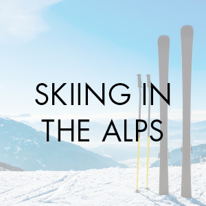 Skiing in the Alps